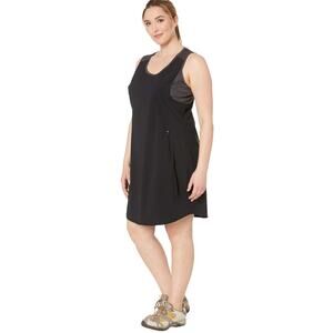 Columbia Bryce Peak Dress Size Large  Black Grey Sleeveless Outdoor